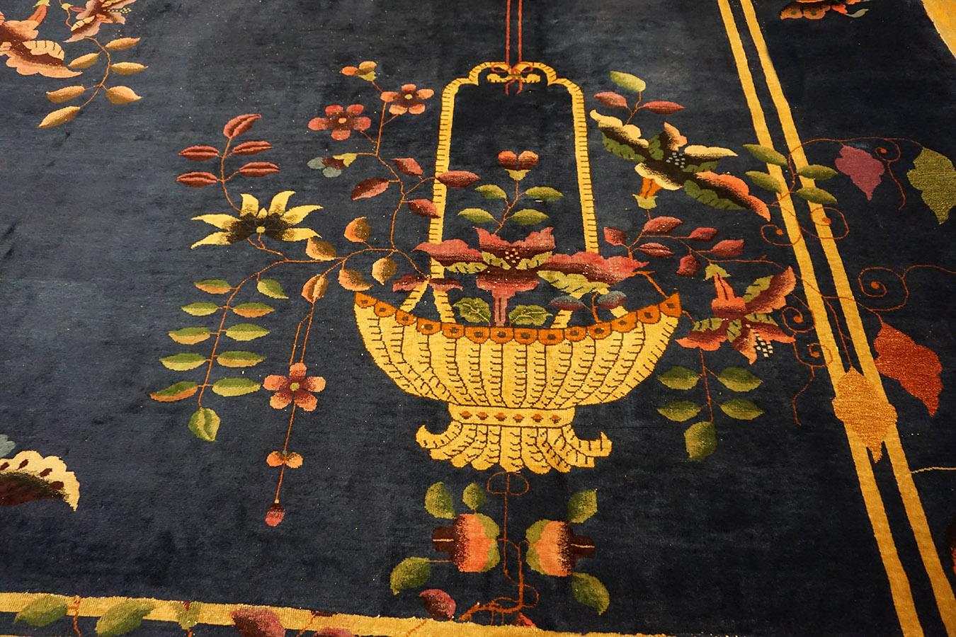 1920s Chinese Art Deco Carpet ( 11'9