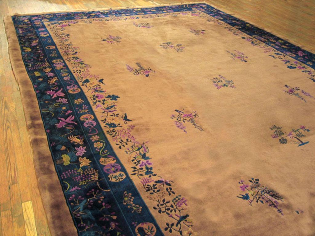 Antique Chinese - Art Deco rug. Measures: 11'8