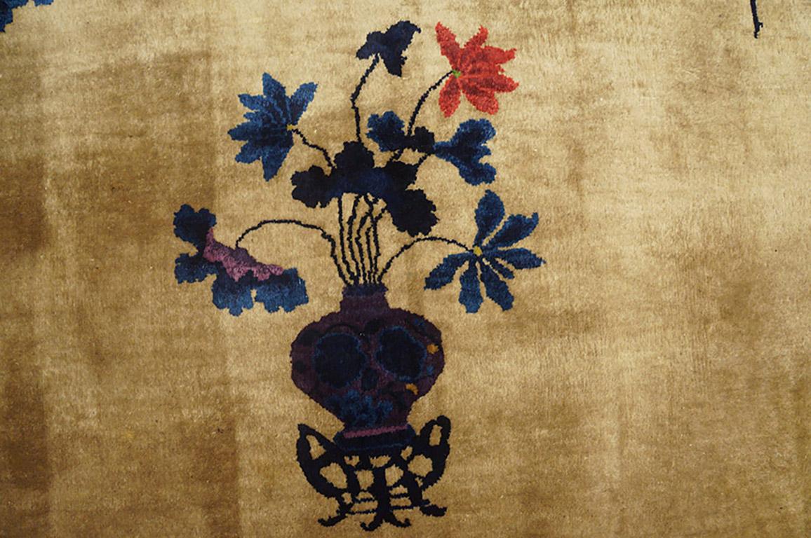 Early 20th Century Antique Chinese Art Deco Rug For Sale