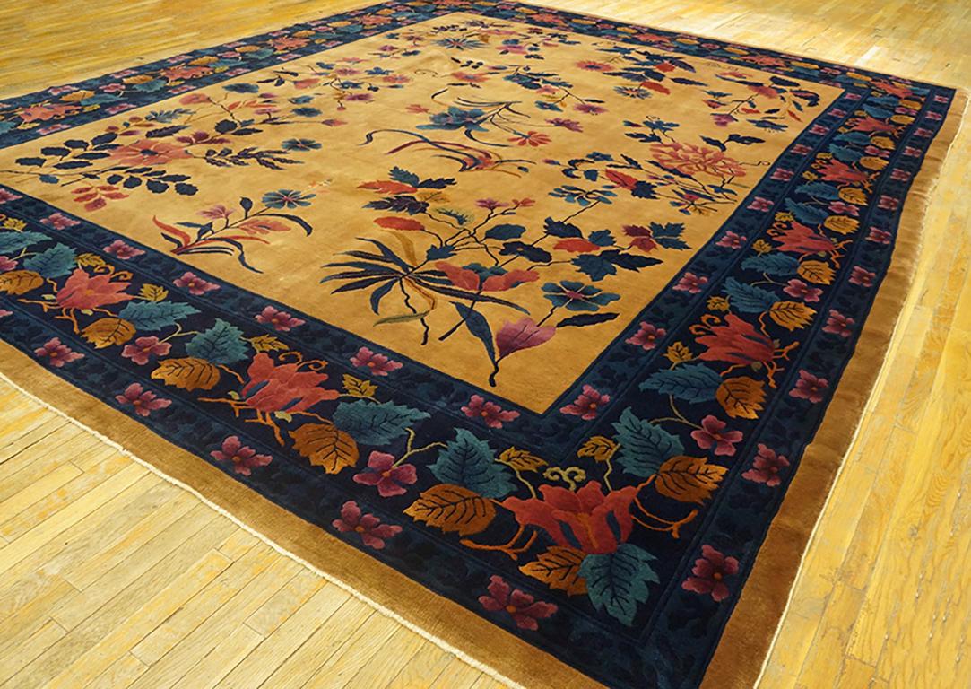 Early 20th Century 1920s Chinese Art Deco Carpet ( 13' x 15'6
