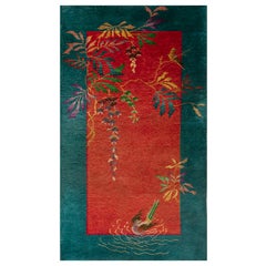 1920er Jahre Chinesisch Art Deco Teppich ( 2'6" x 4'4" - 75 x 132 )