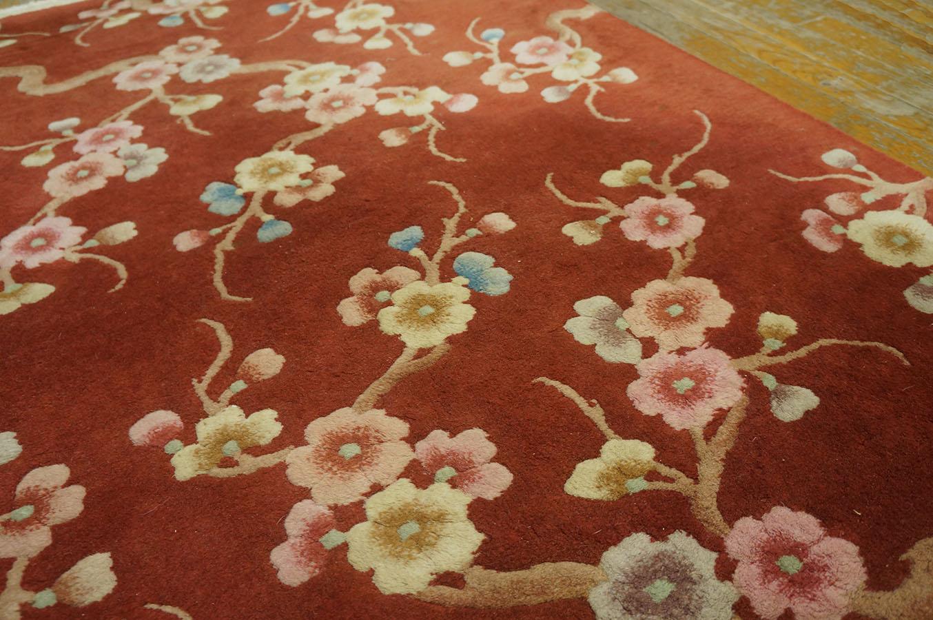 Antique Chinese Art Deco Rug 3' 0'' x 5' 0''  For Sale 7