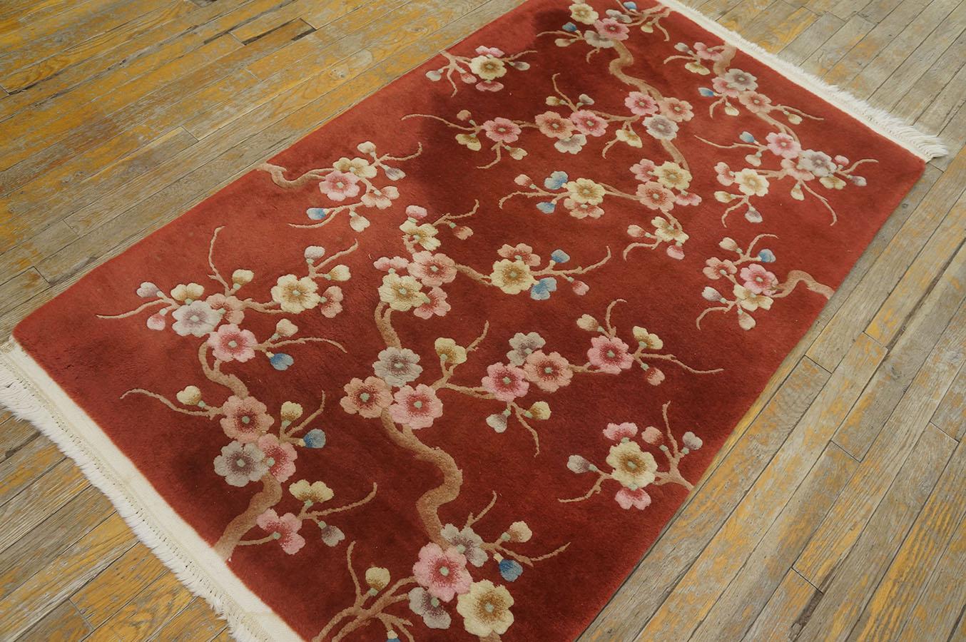 Antique Chinese Art Deco Rug, Size:3' 0'' x 5' 0'' 