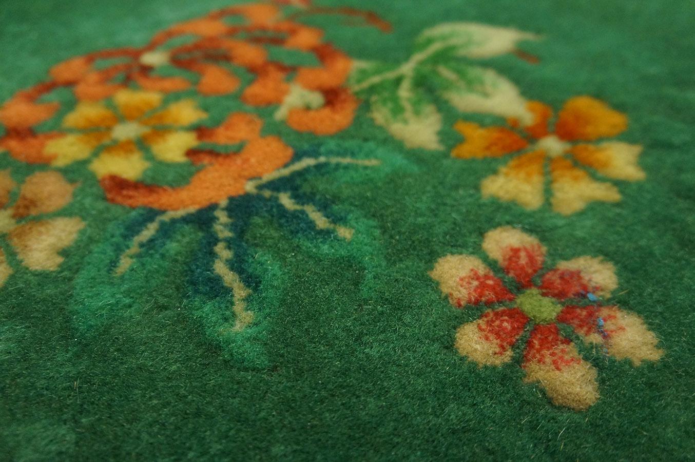 1930s Chinese Art Deco Carpet ( 3'  x 5' - 92 x 153 cm ) For Sale 5