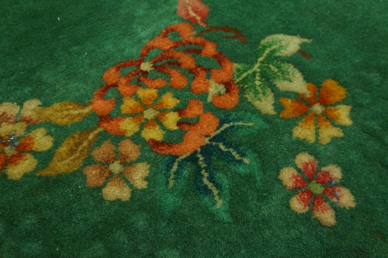 1930s Chinese Art Deco Carpet ( 3'  x 5' - 92 x 153 cm ) For Sale 6