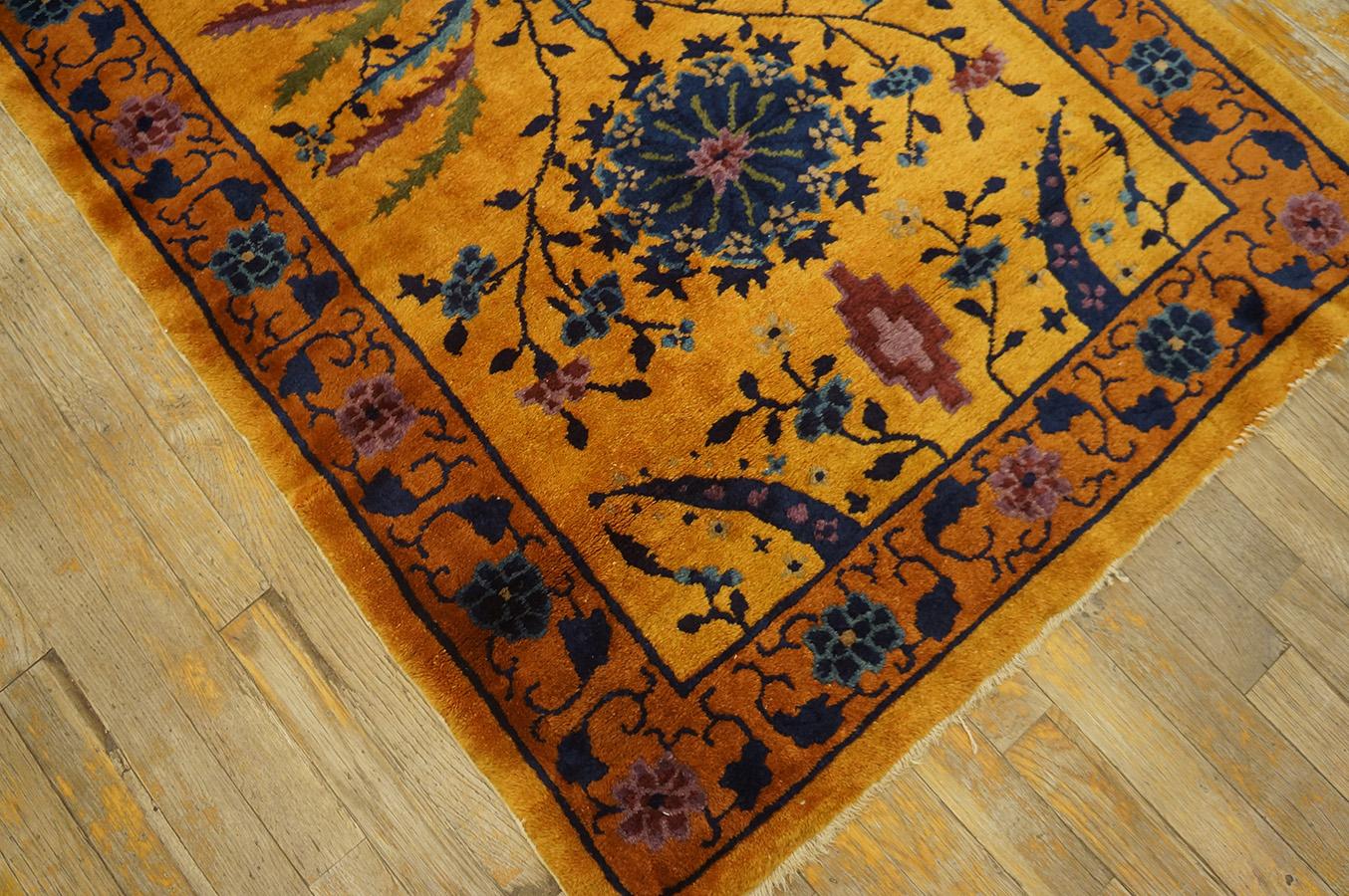 1920s Chinese Art Deco Carpet ( 3'' x 5'6'' - 92 x 167 ) For Sale 8