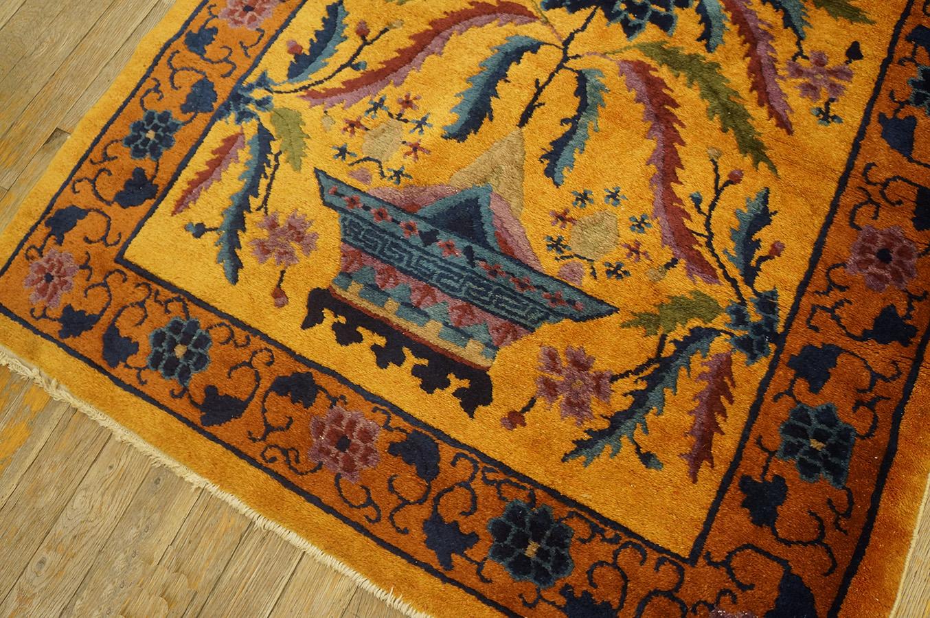 1920s Chinese Art Deco Carpet ( 3'' x 5'6'' - 92 x 167 ) For Sale 4