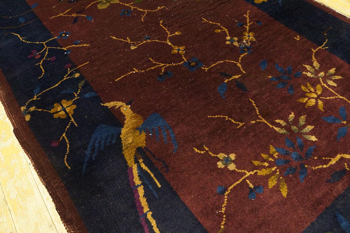 Alfombra Art Decó china de los años 20 ( 3' x 4'9