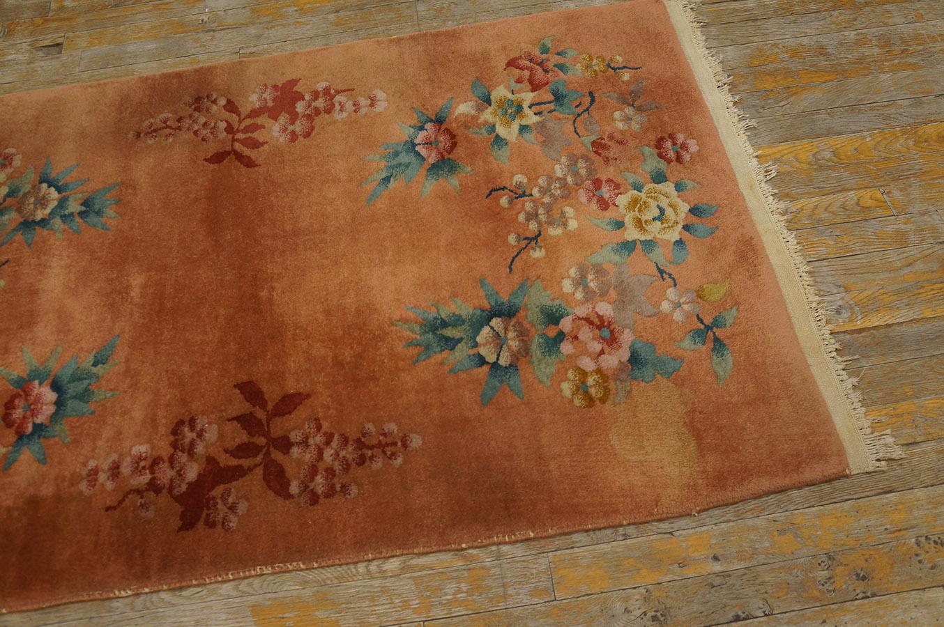 Early 20th Century 1920s Chinese Art Deco Rug ( 3'2'' X 4' - 96 X 146 ) For Sale