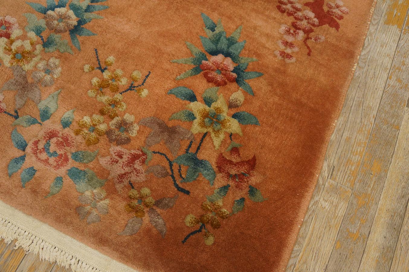 1920s Chinese Art Deco Rug ( 3'2'' X 4' - 96 X 146 ) For Sale 1