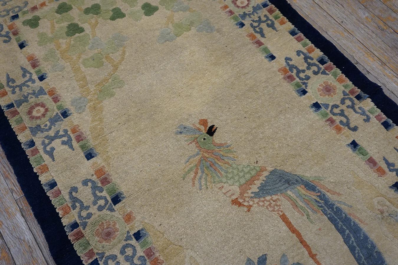 1930s Chinese Peking Carpet ( 3' x 5'9