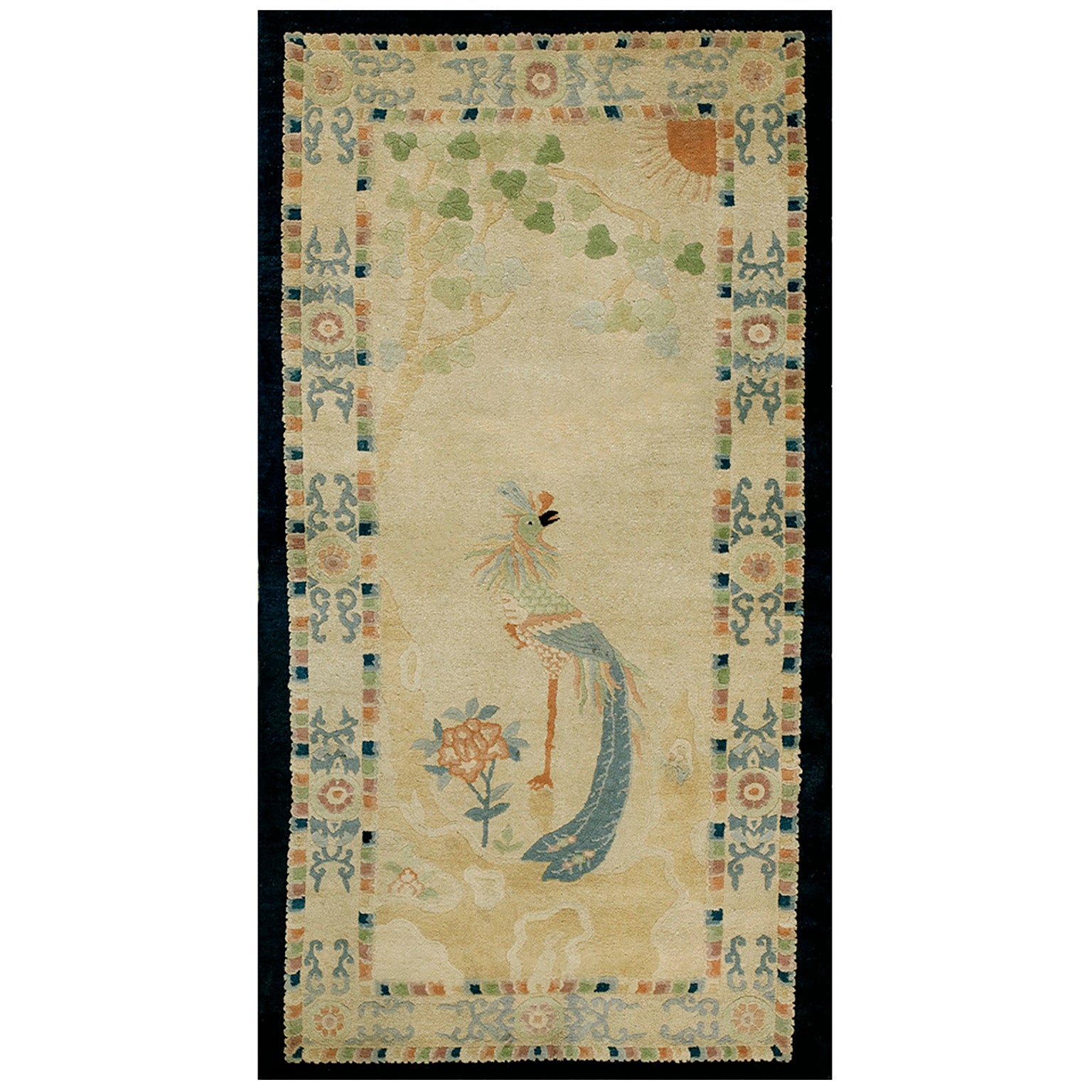 1930s Chinese Peking Carpet ( 3' x 5'9" - 90 x 175 ) 
