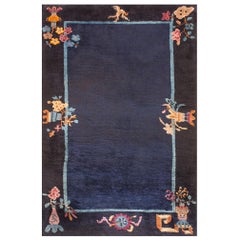 Tapis Art déco chinois ancien de 3' 0""" x 5' 4""