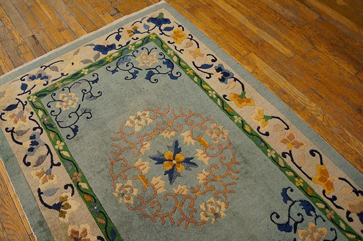 1920s Chinese Art Deco Carpet ( 3'7