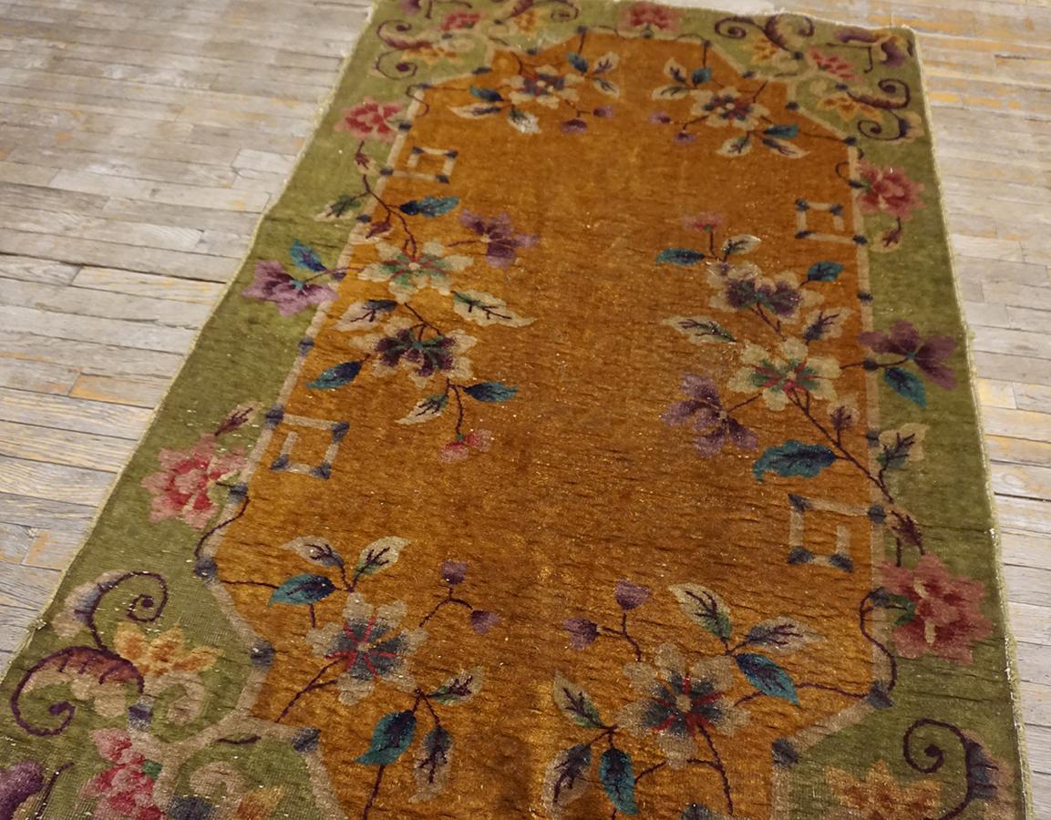 1920s Chinese Art Deco Carpet ( 4' x 6'6'' - 122 x 198 ) For Sale 1