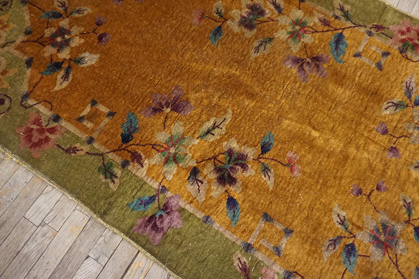 1920s Chinese Art Deco Carpet ( 4' x 6'6'' - 122 x 198 ) For Sale 2