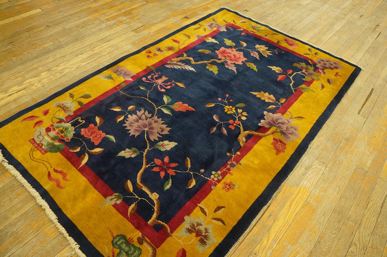 1920s Chinese Art Deco Rug ( 4' x 6'6'' - 122 x 198 ) For Sale 2