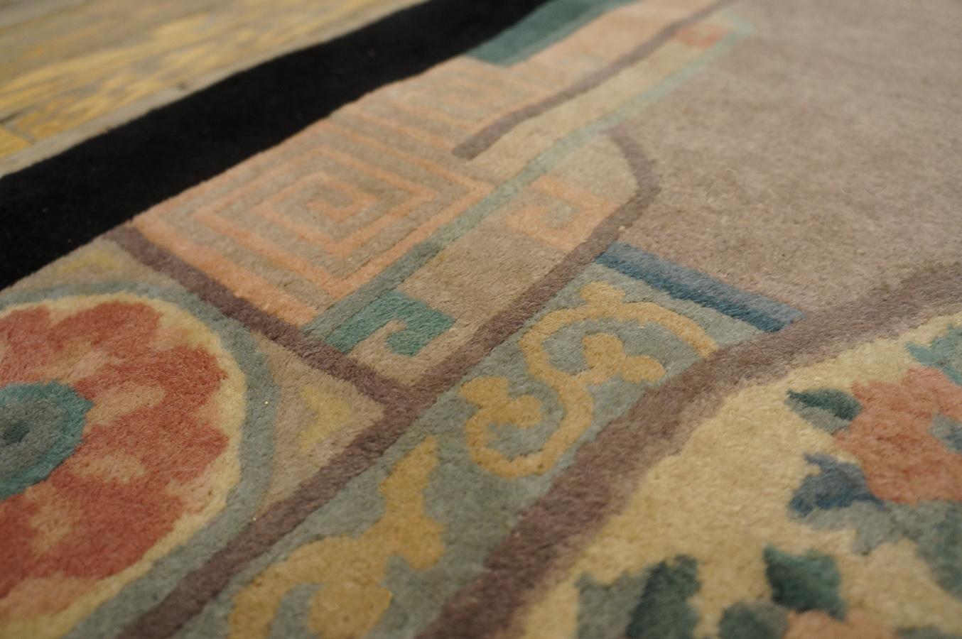 Laine Tapis Art Déco chinois des années 1920 (4,5 m)  122 x 206 cm en vente