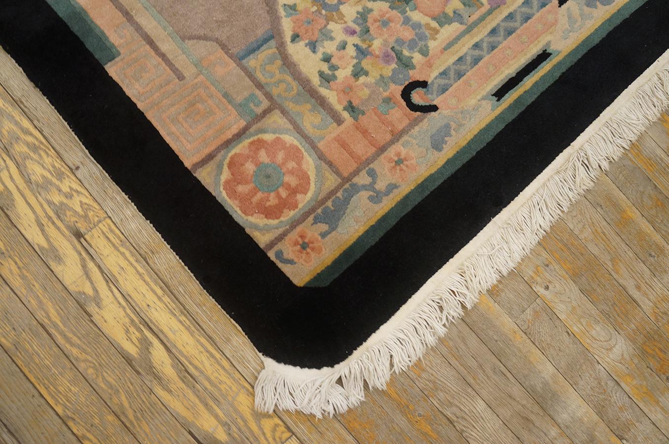 Tapis Art Déco chinois des années 1920 (4,5 m)  122 x 206 cm en vente 1
