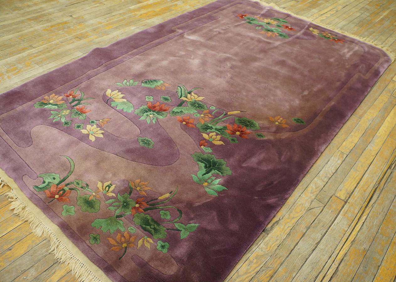 1920s Chinese Art Deco Carpet ( 4' 10'' x 8' 6'' - 147 x 259 cm ) For Sale 3