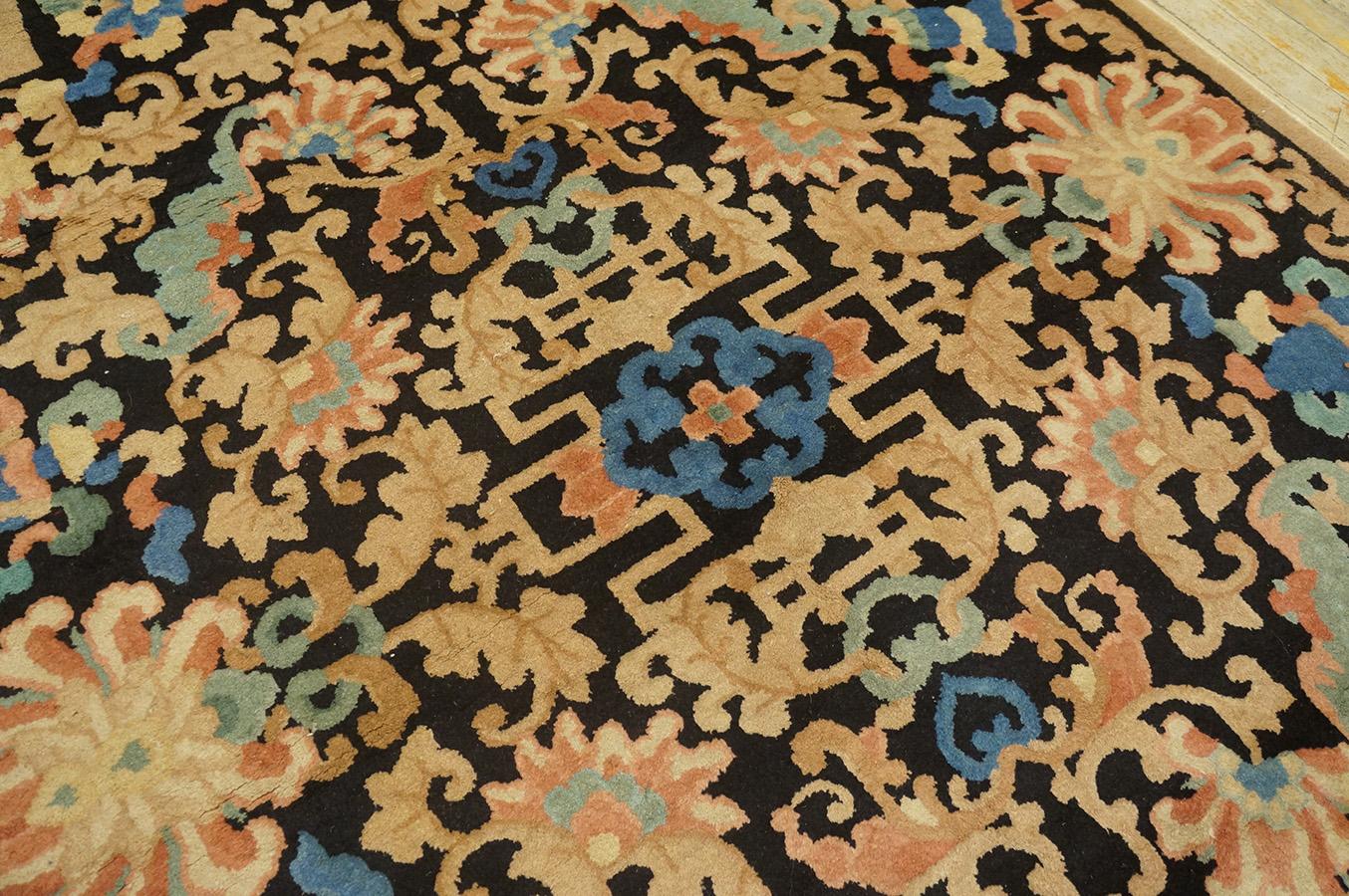 1920s Chinese Art Deco Carpet by Fetti - Li Workshop (4' 6''x 7' 6''-137 x 228) For Sale 5