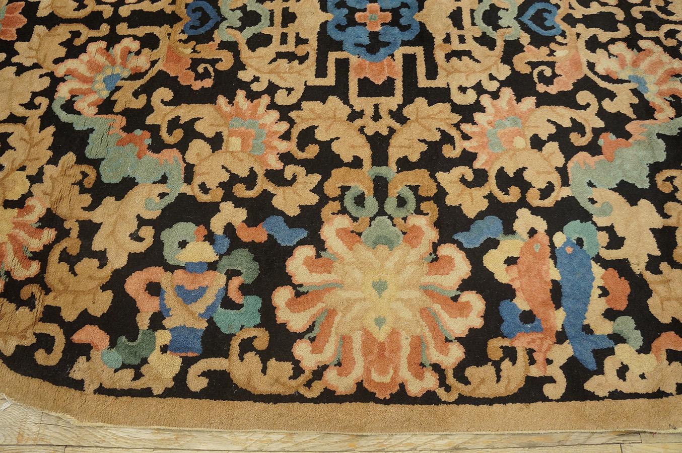 1920s Chinese Art Deco Carpet by Fetti - Li Workshop (4' 6''x 7' 6''-137 x 228) For Sale 6