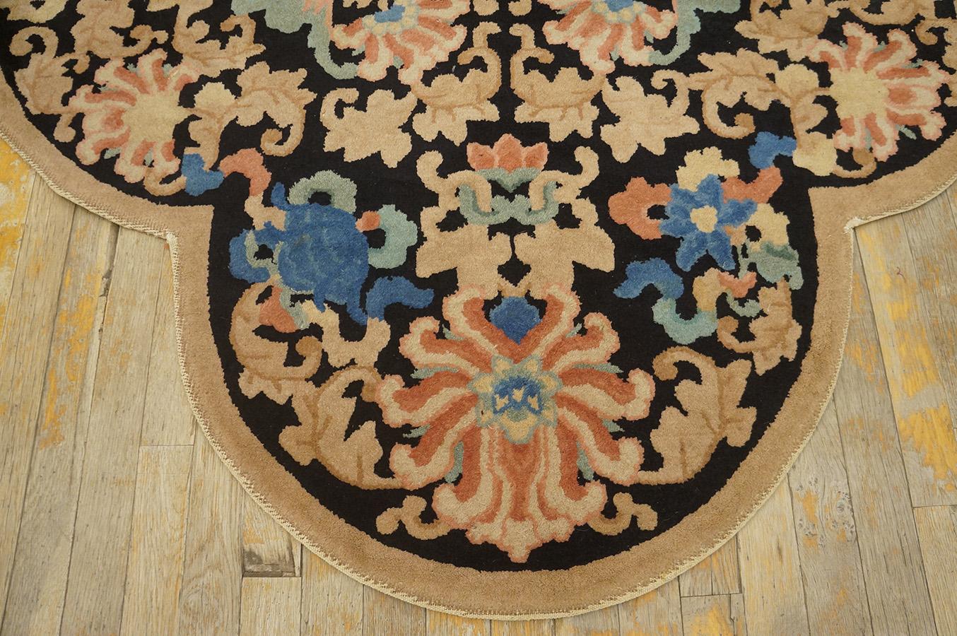 1920s Chinese Art Deco Carpet by Fetti - Li Workshop (4' 6''x 7' 6''-137 x 228) In Good Condition For Sale In New York, NY