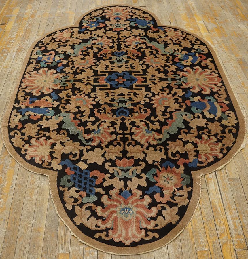 1920s Chinese Art Deco Carpet by Fetti - Li Workshop (4' 6''x 7' 6''-137 x 228) For Sale 2