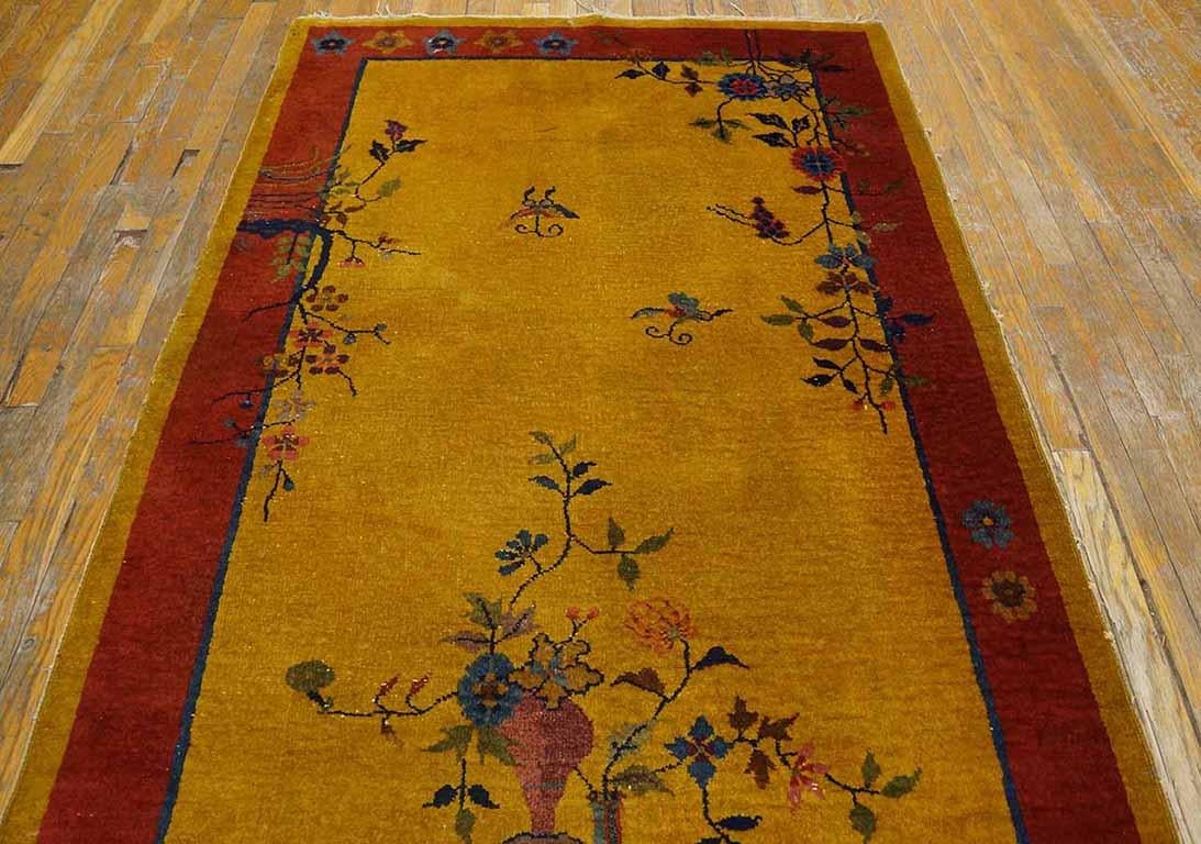 Tapis Art Déco chinois des années 1920 ( 4'' x 6''10