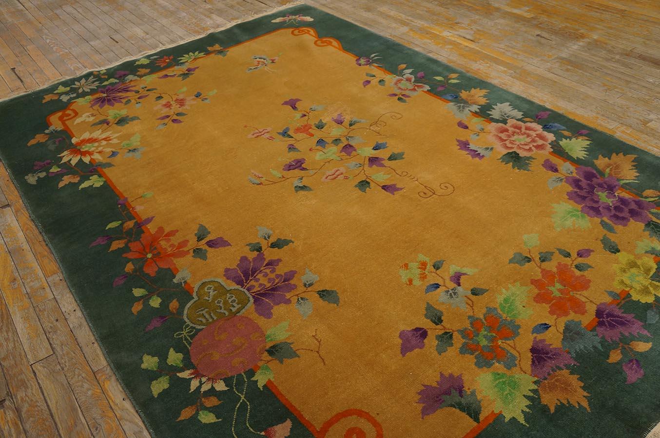 1920s Chinese Art Deco Carpet ( 5'10
