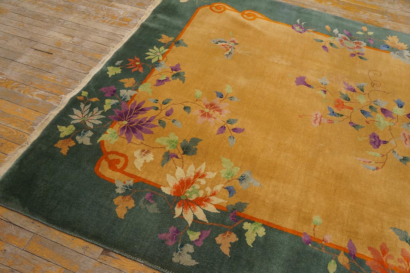 Early 20th Century Chinese Art Deco Carpet ( 5' 10