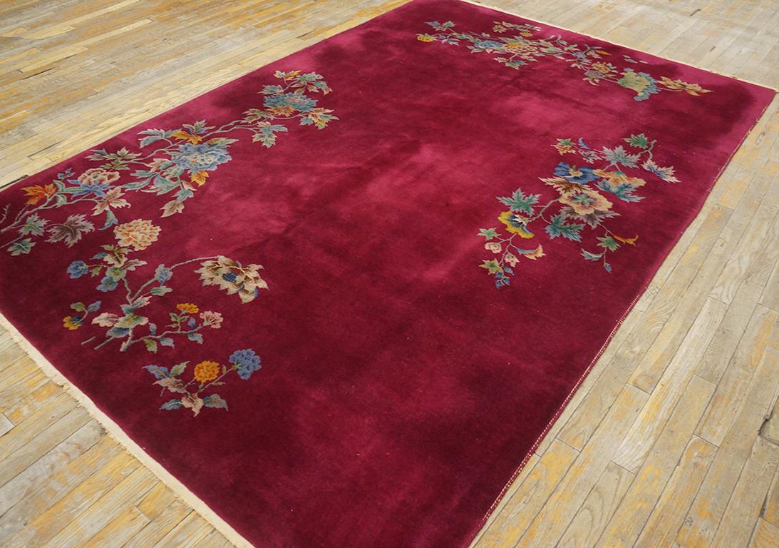 1930s Chinese Art Deco Carpet ( 5 10'' x 8'6'' - 178 x 259 ) For Sale 1