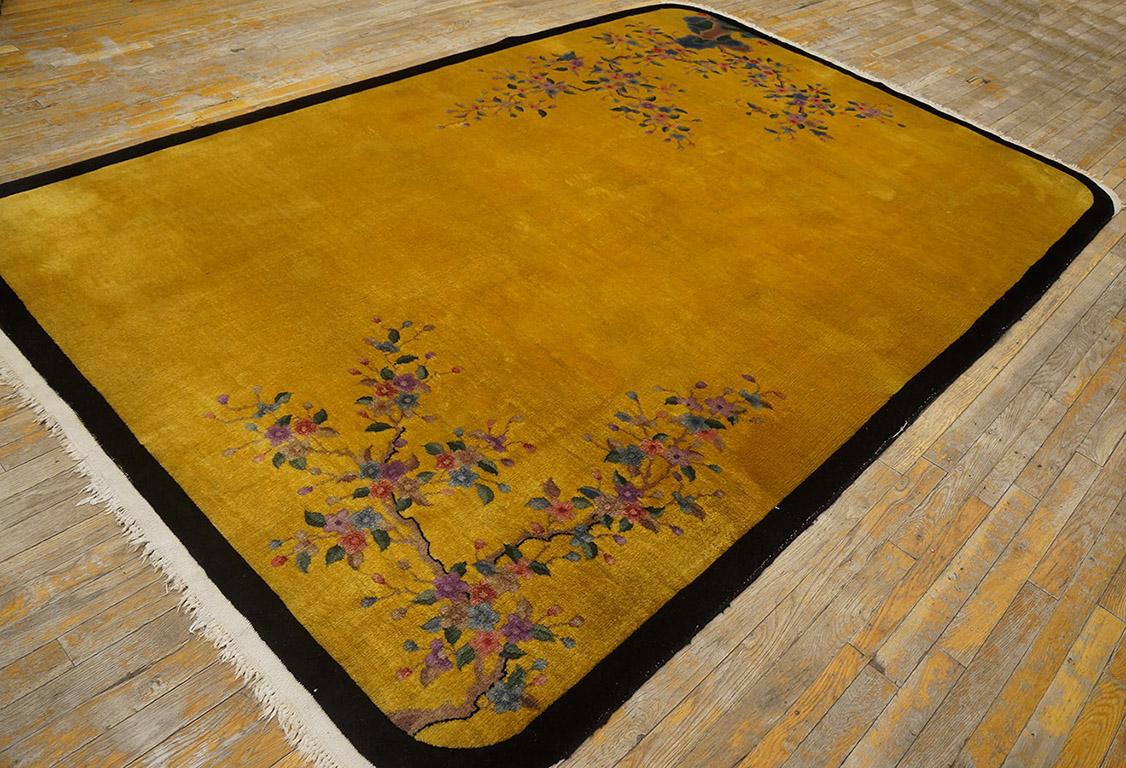 1920s Chinese Art Deco Carpet By Nichols Atelier  ( 5'10
