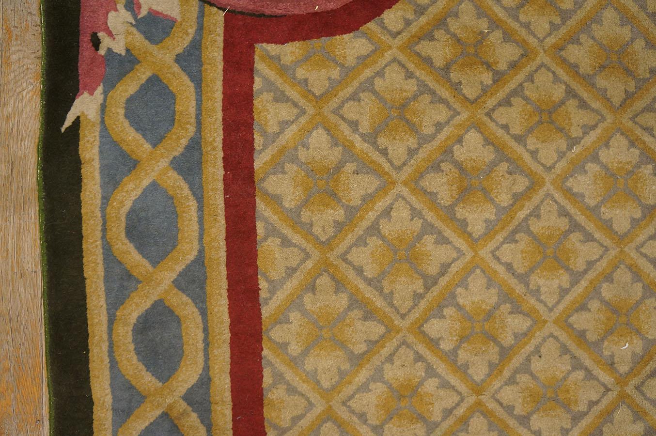 1920s Chinese Art Deco Carpet ( 5'7