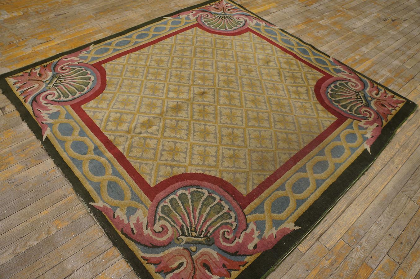 1920s Chinese Art Deco Carpet with European Design Influences
( 5'7