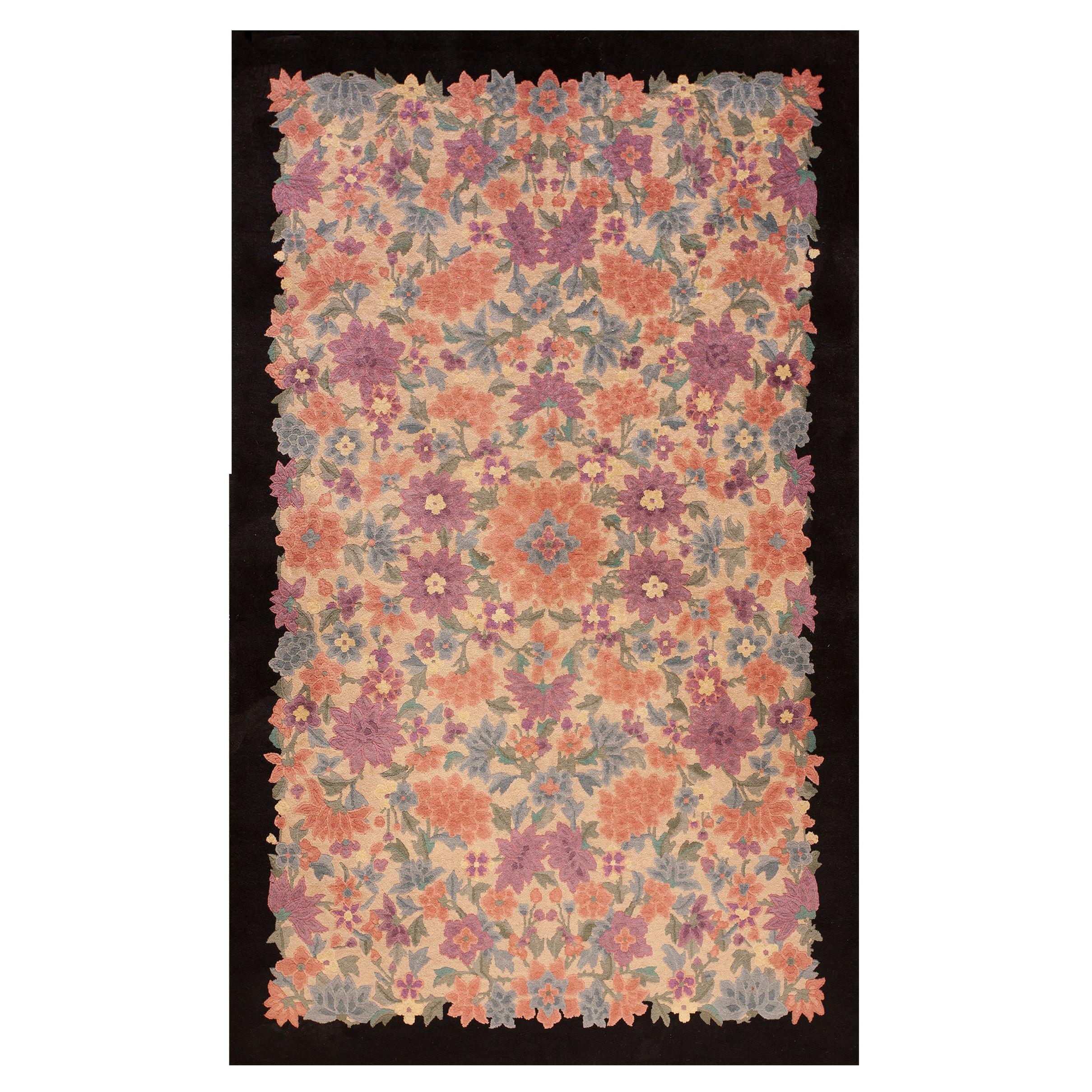 Chinesischer Art-Déco-Teppich von Fette-Li aus den 1920er Jahren ( 5' x 7' 10" - 152 X 238 cm) 