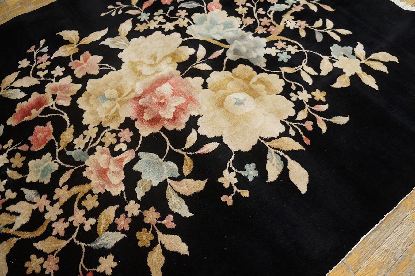 Laine Tapis chinois Art Déco par Nichols Workshop ( 5'9