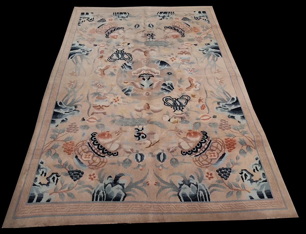 Mid-20th Century 1930s Chinese Art Deco Carpet ( 5'9