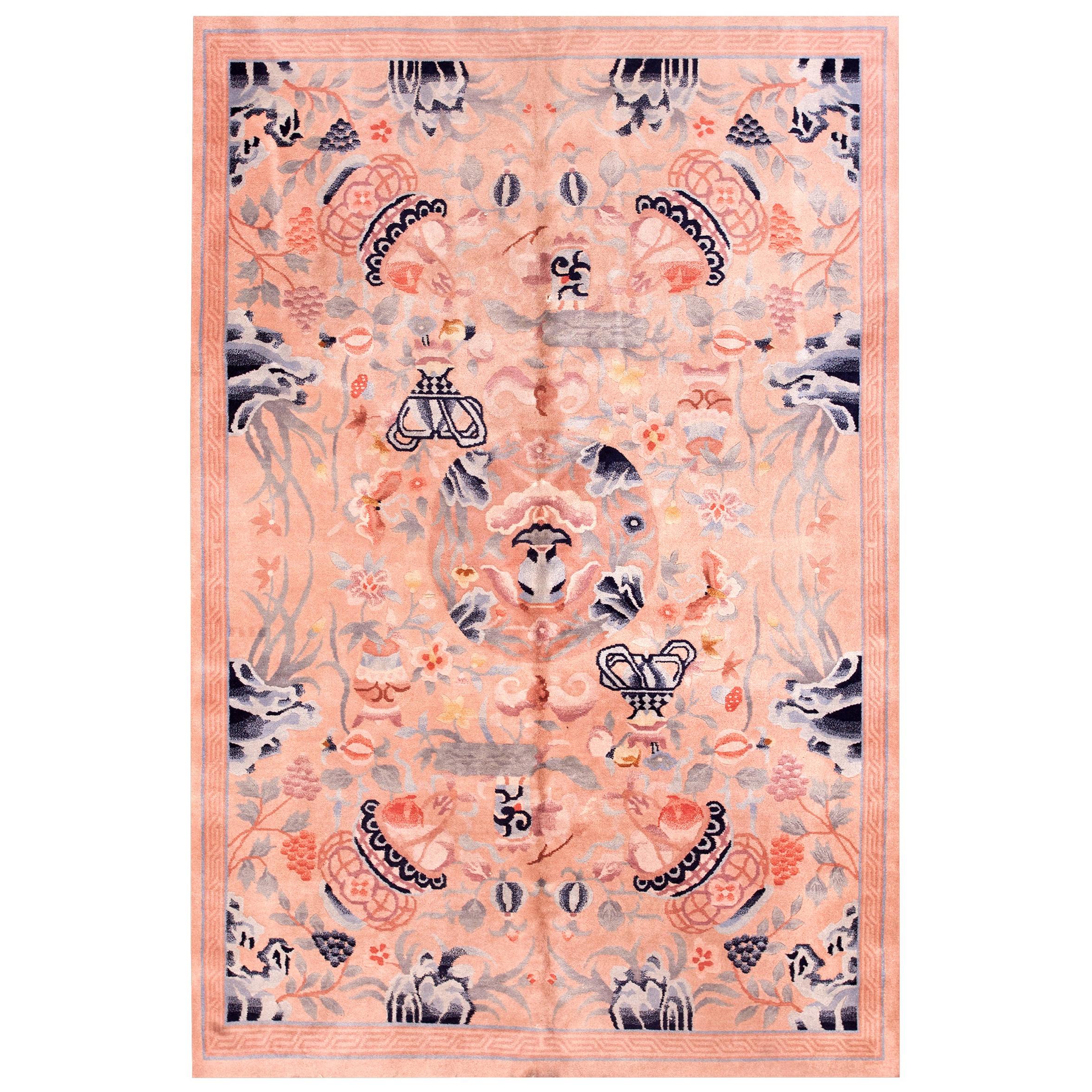Tapis chinois Art Déco des années 1930 ( 5'9" X 8'9" - 175 x 265 ) en vente