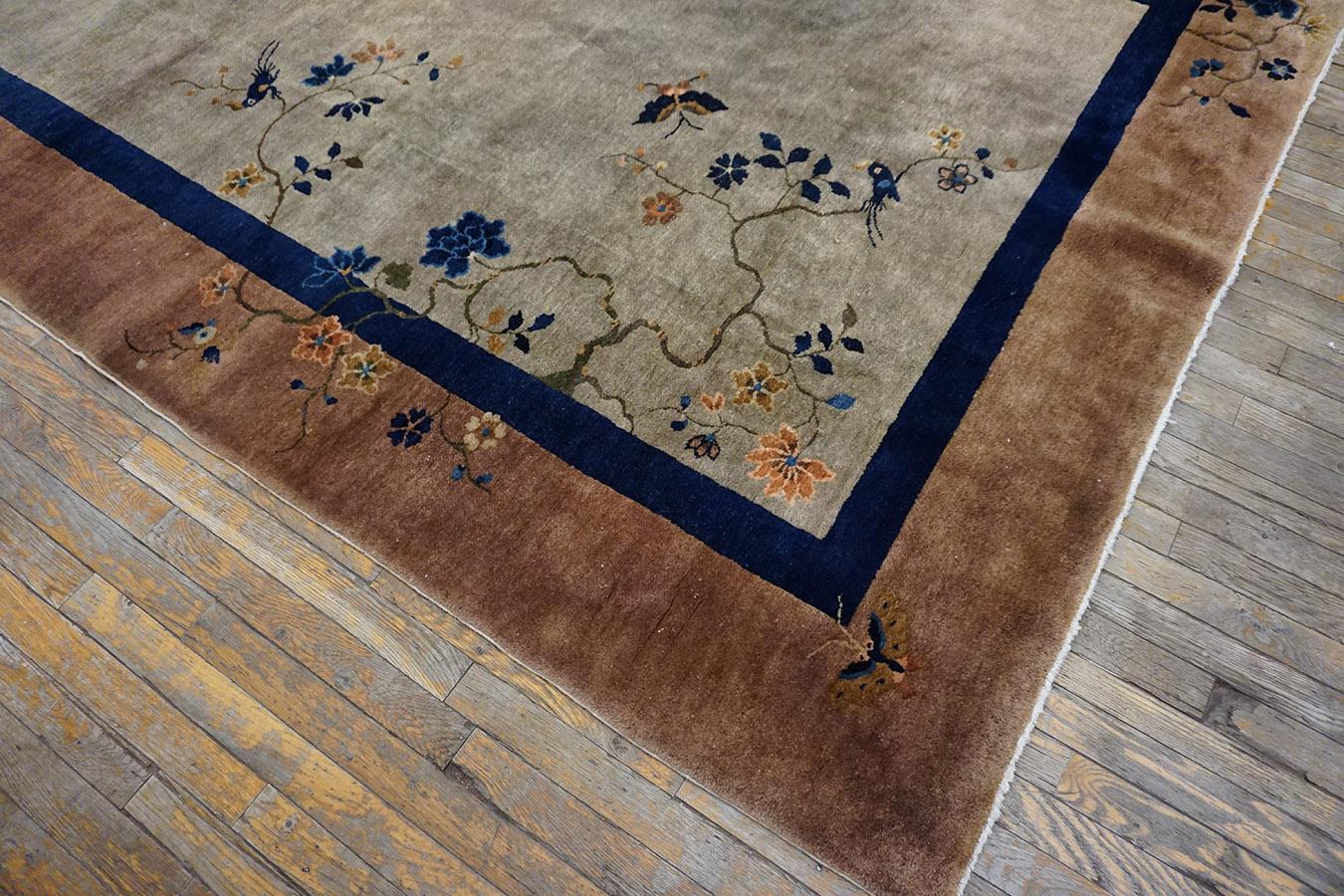 1920s Chinese Art Deco Gallery Carpet ( 6' x 11' 8