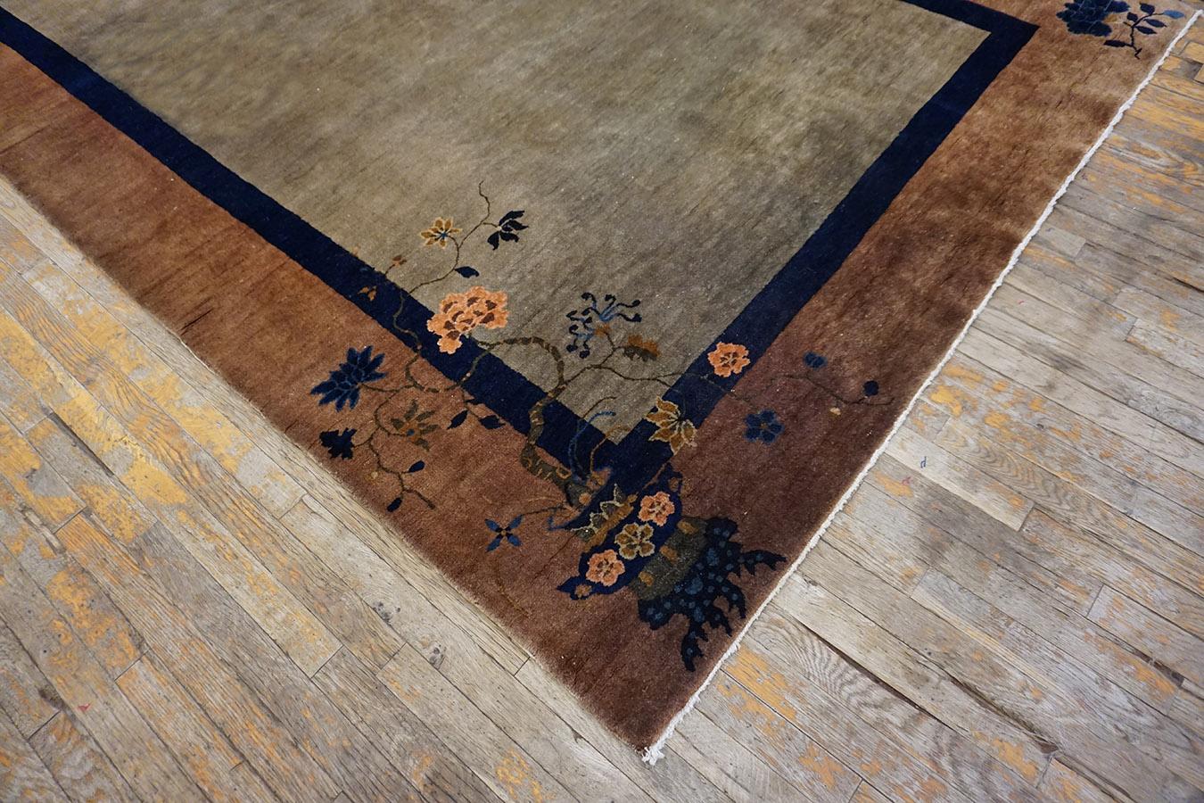 1920s Chinese Art Deco Gallery Carpet ( 6' x 11' 8