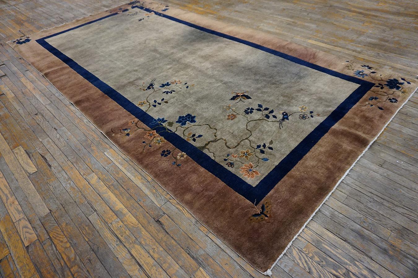 1920s Chinese Art Deco Gallery Carpet ( 6' x 11' 8