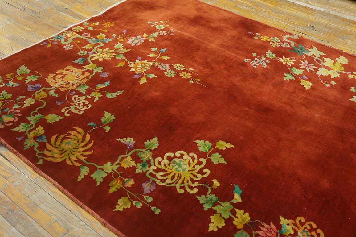 1920s Chinese Art Deco Carpet ( 6'  x 8' 6'' - 183 x 260 cm) For Sale 1