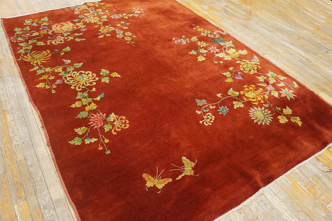 Chinesischer Art-Déco-Teppich aus den 1920er Jahren ( 6'  183 x 260 cm x 8' 6'' (Wolle) im Angebot