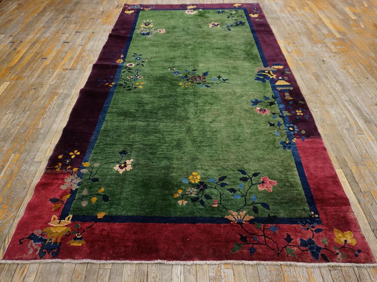 1920s Chinese Art Deco Carpet ( 6' x 11'4'' - 183 x 345 ) In Good Condition For Sale In New York, NY