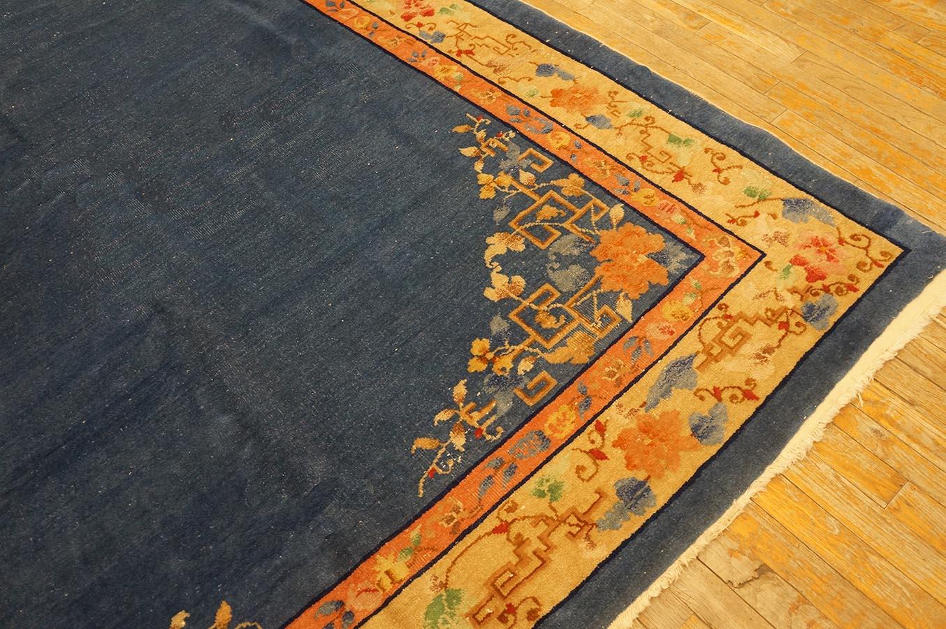 Wool 1920s Chinese Art Deco Carpet ( 6'9