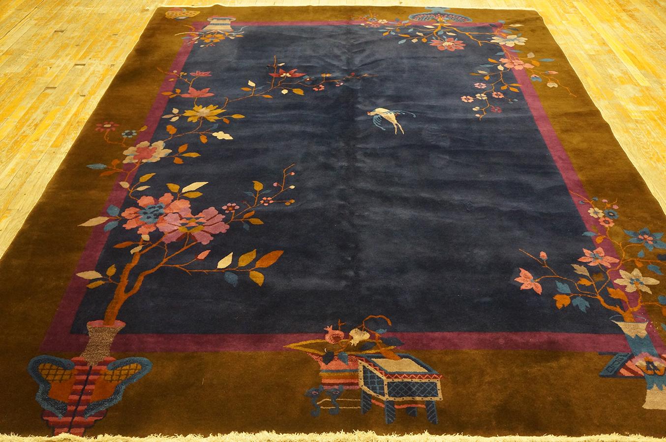 1920s Chinese Art Deco Carpet ( 7' 10