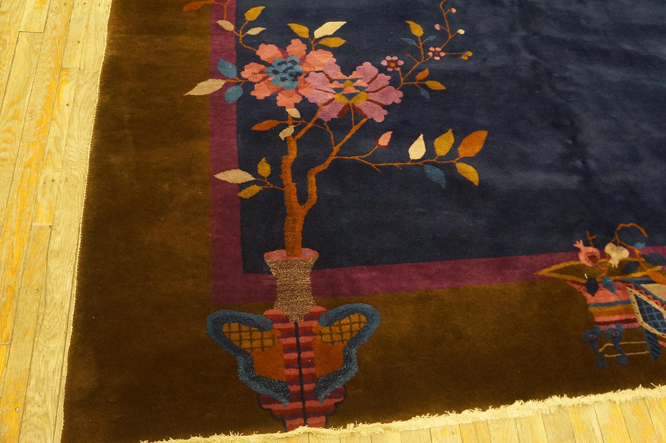 1920s Chinese Art Deco Carpet ( 7' 10