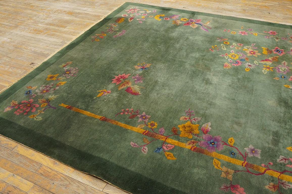 1920s Chinese Art Deco Carpet ( 7' 10'' x 9' 7'' - 239 x 292 cm) For Sale 1