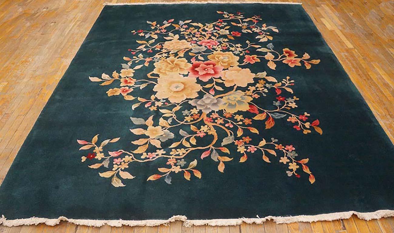 Art déco Tapis chinois Art Déco des années 1930 ( 7'10